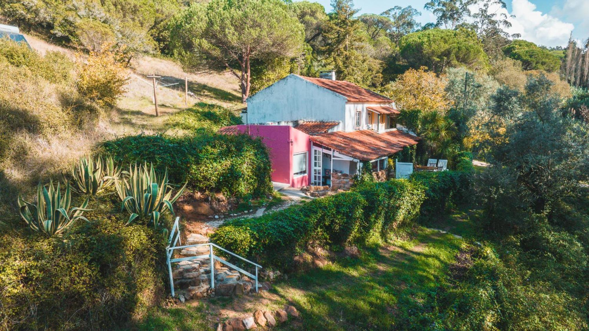 Nativo Natureza Pink Wood Cabin Cela  Extérieur photo